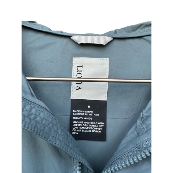 Vuori Dyer Jacket Men’s Medium Hooded Water-Resistant Zip Snap Travel Outdoor - Picture 4 of 5